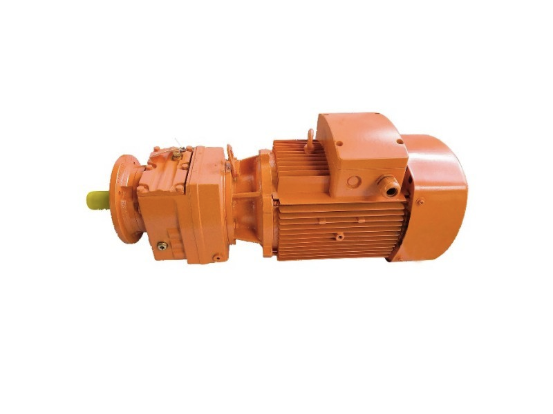 R Series Inline Gear Box Helical Speed Reducers Vertical Cast Iron Gear Reduction