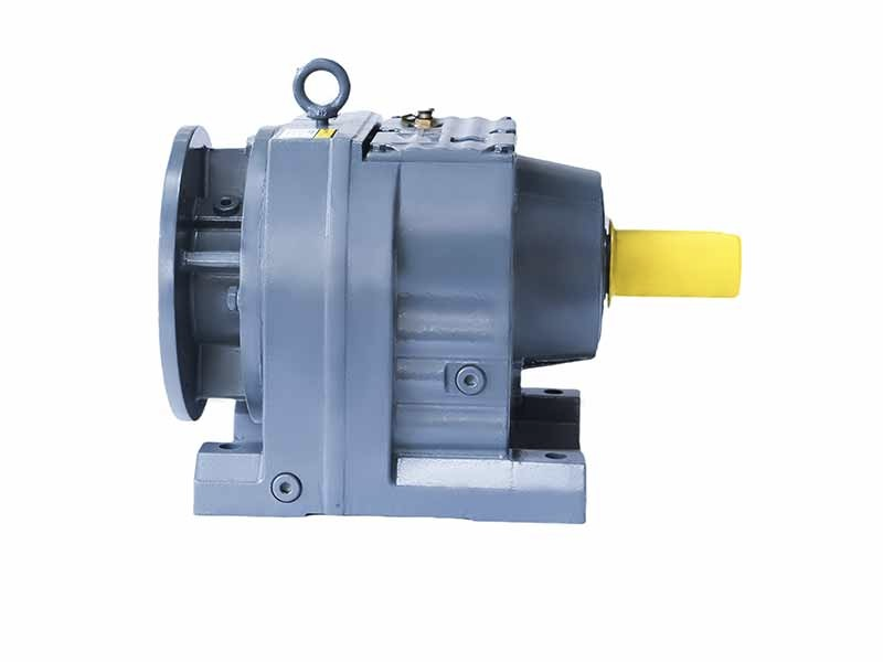 R Series Foot Mounted Coaxial helical gear units with solid shaft