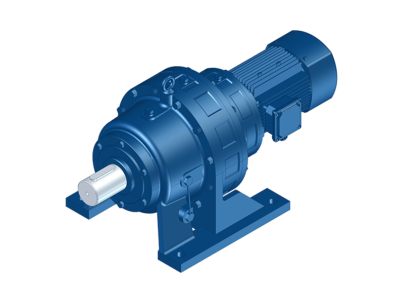 img of BWEY/XWEY Series Foot Mounting Two Stage Cycloidal Gearbox with Motor