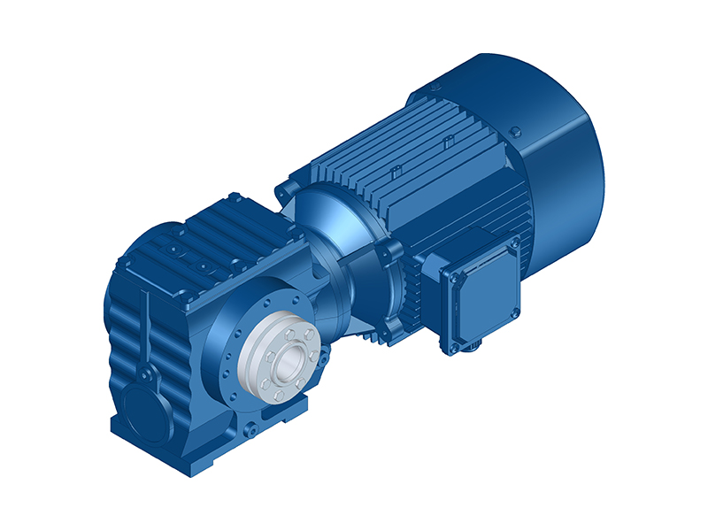 SH Series Hollow Output Shaft Shrink Disc Mounted Helical Worm Gearbox