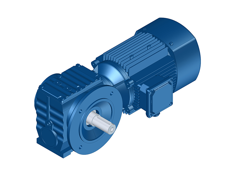 SF Series Flange Mounted Solid Output Shaft Helical Worm Gearbox