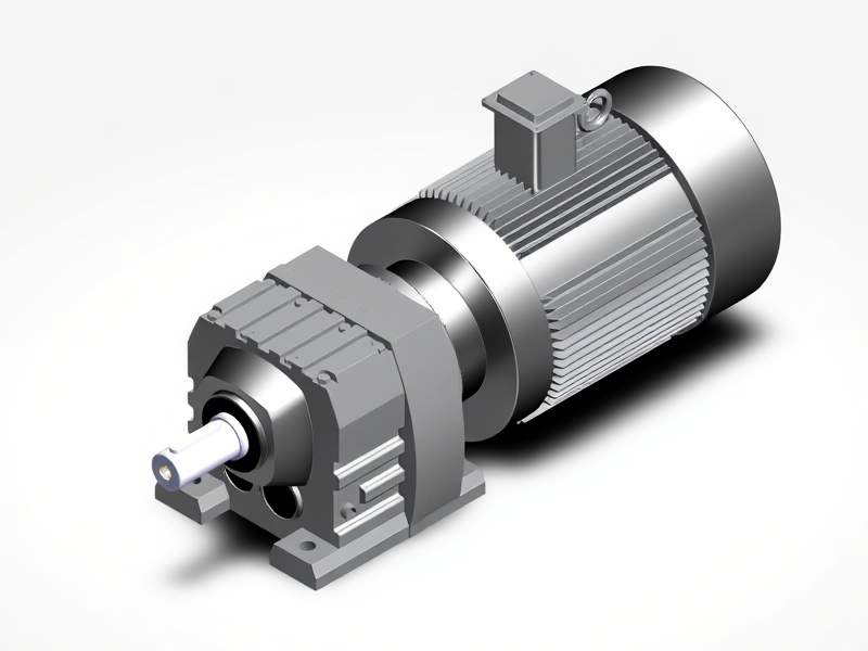 R Series Inline Gear Box Helical Speed Reducers Vertical Cast Iron Gear Reduction