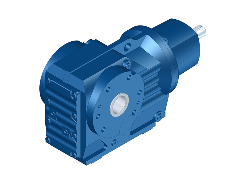 KAS Series Hollow Output Shaft Helical Bevel Gearbox with Shaft Input