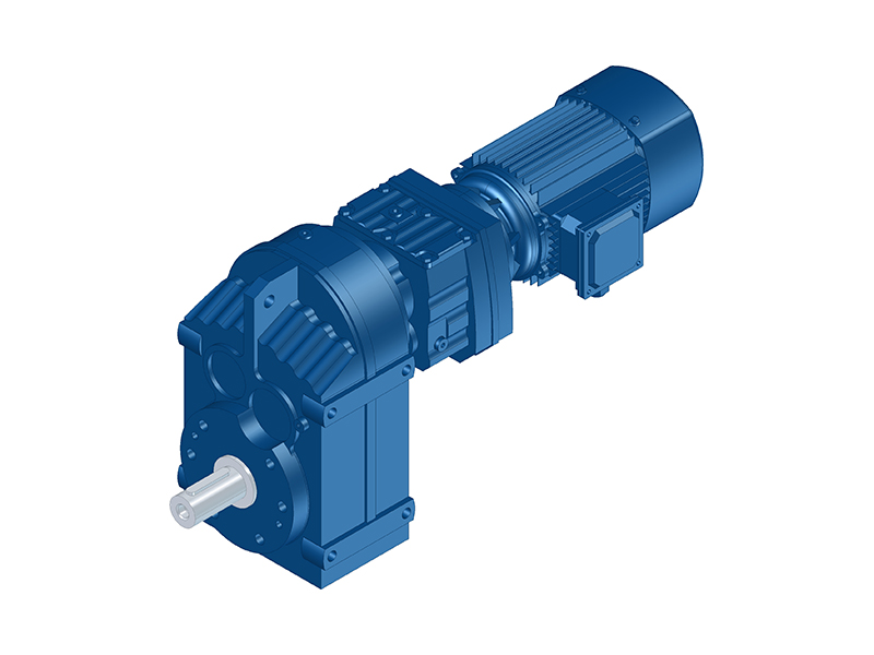 FRF Series Solid Output Shaft Combined Parallel Shaft Helical Gearbox