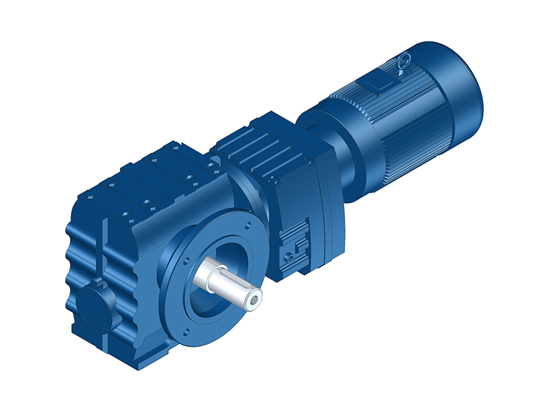 SFRF Series Flange Mounted Solid Output Shaft Combined Helical Worm Gearbox