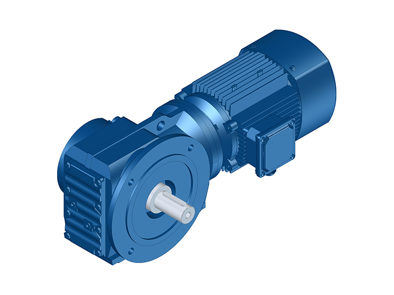 KF Series Flange Mounted Solid Output Shaft Helical Bevel Gearbox
