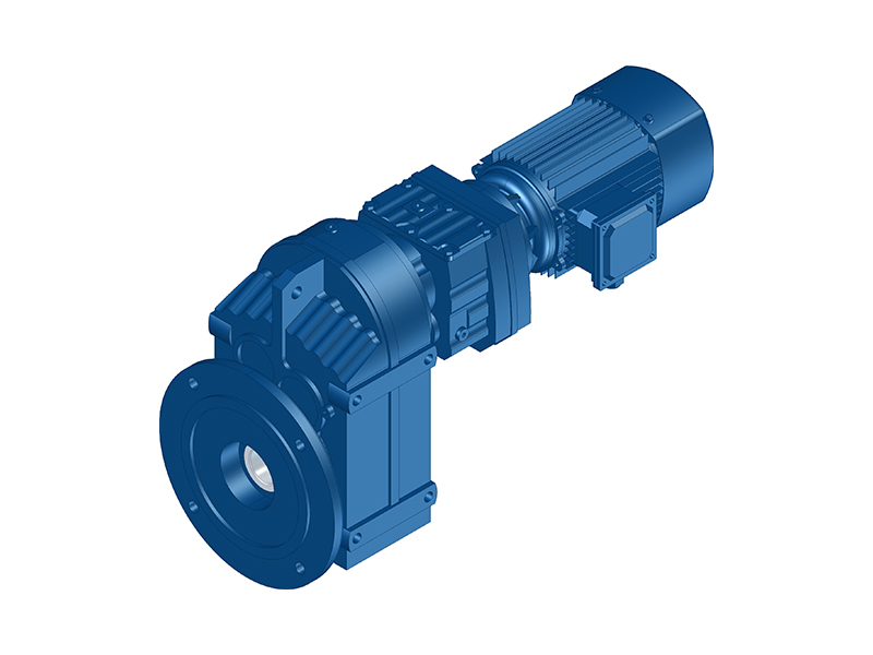img of FAFRF Series Flange Mounted Hollow Output Shaft Combined Parallel Shaft Helical Gearbox