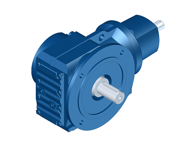 KFS Series Flange Mounted Solid Output Shaft Helical Bevel Gearbox with Shaft Input