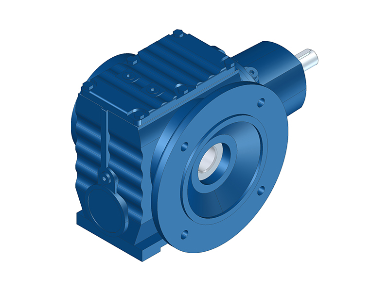 SAFS Series Flange Mounted Hollow Output Shaft Helical Worm Gearbox with Shaft Input
