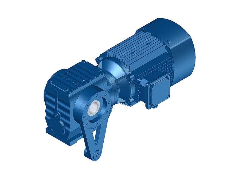 SAT Series Hollow Output Shaft Torque-Arm Mounted Helical Worm Gearbox