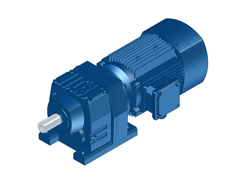 R Series Foot Mounted Inline Helical Gearbox