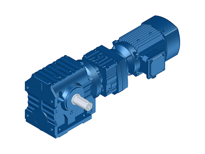 SRF Series Solid Output Shaft Combined Helical Worm Gearbox