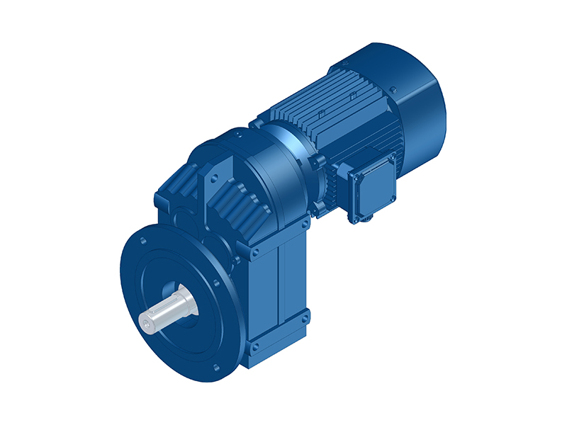 FF Series Flange Mounted Solid Output Shaft Parallel Shaft Helical Gearbox