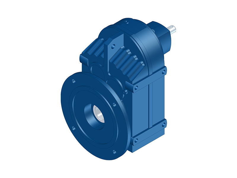 img of FAFS Series Flange Mounted Hollow Output Shaft Parallel Shaft Helical Gearbox with Shaft Input