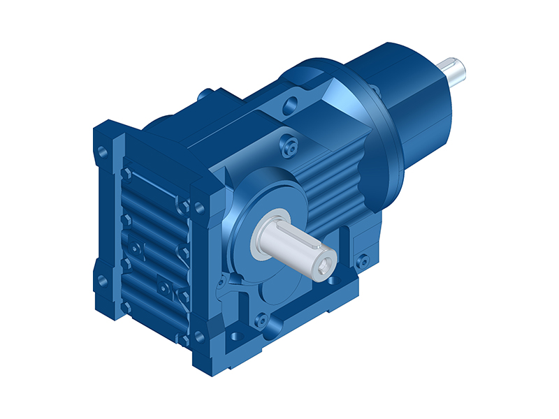 KS Series Helical Bevel Gearbox with Shaft Input