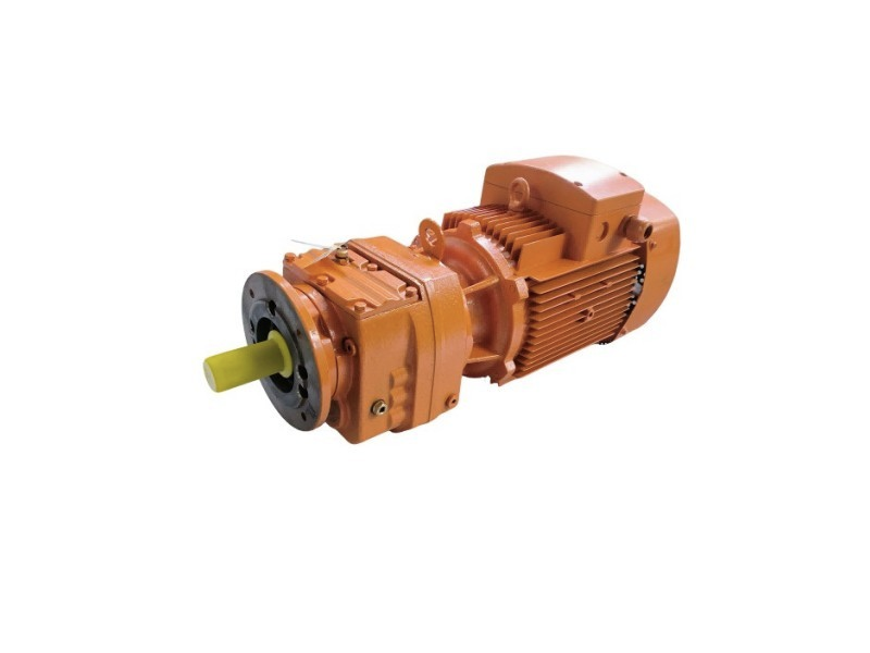 R Series Inline Gear Box Helical Speed Reducers Vertical Cast Iron Gear Reduction