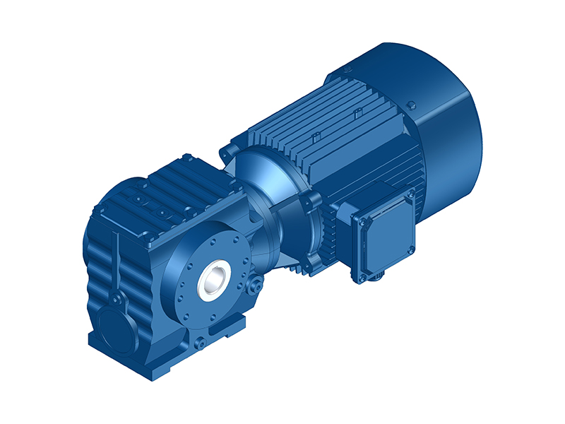 SA Series Hollow Output Shaft Helical Worm Gearbox