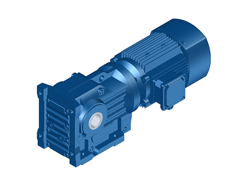 KAB Series Foot Mounted Hollow Output Shaft Helical Bevel Gearbox