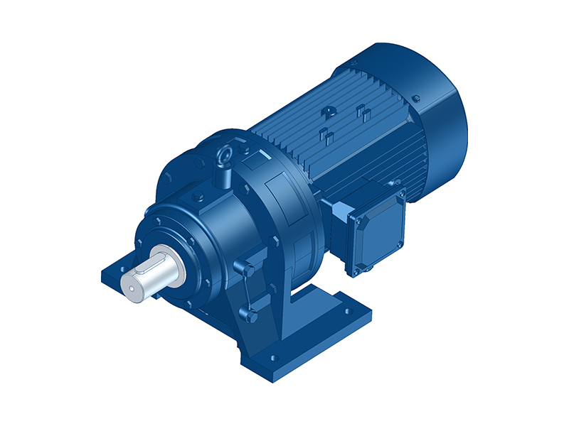 img of BWY/XWY Series Foot Mounting Cycloidal Gearbox with Motor