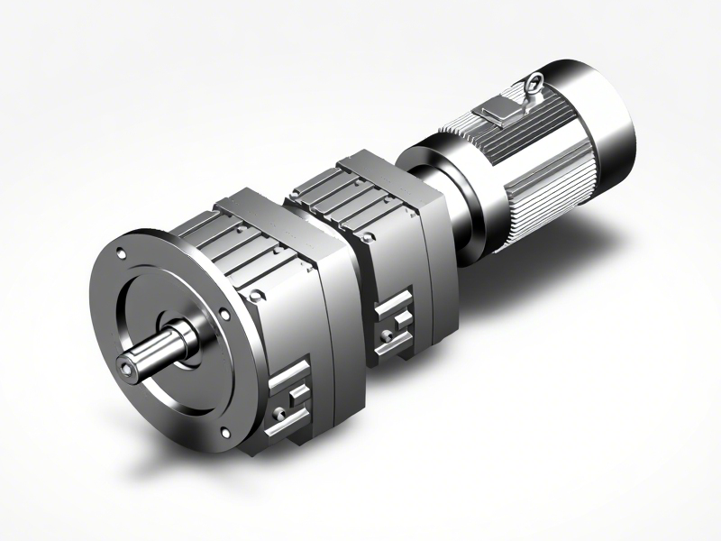 R Series Inline Gear Box Helical Speed Reducers Vertical Cast Iron Gear Reduction